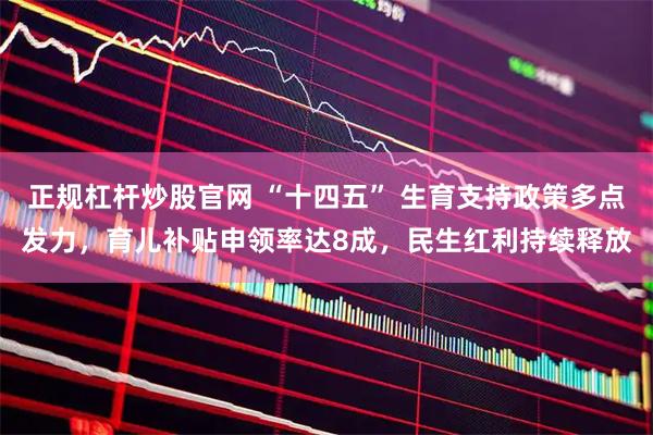 正规杠杆炒股官网 “十四五” 生育支持政策多点发力，育儿补贴申领率达8成，民生红利持续释放